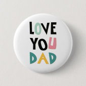 Schaltfläche "Liebe - Vater" Button (Vorderseite)