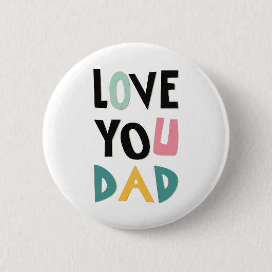 Schaltfläche "Liebe - Vater" Button (Vorderseite)