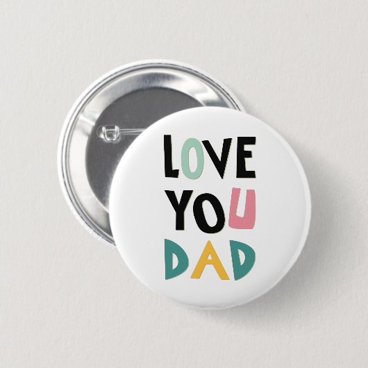 Schaltfläche "Liebe - Vater" Button (Vorne & Hinten)