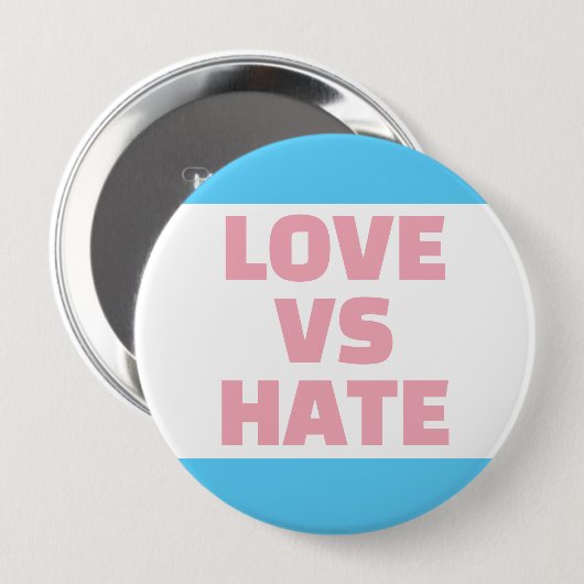 Schaltfläche Liebe Vs Hate Trans Button (Vorne & Hinten)
