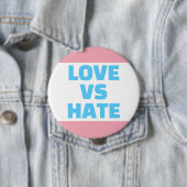 Schaltfläche Liebe Vs Hate Trans Button (Beispiel)