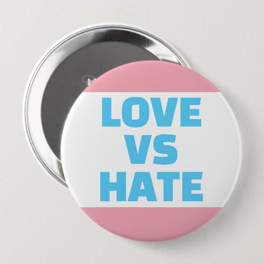 Schaltfläche Liebe Vs Hate Trans Button (Vorne & Hinten)