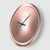 Schaltfläche "Light Pink" Große Wanduhr (Winkel)