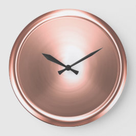 Schaltfläche "Light Pink" Große Wanduhr