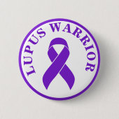Schaltfläche "Lila Bewusstsein für den Lupus-Krieg Button (Vorderseite)