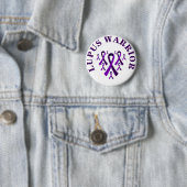 Schaltfläche "Lila Bewusstsein für den Lupus-Krieg Button (Beispiel)