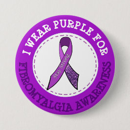 Schaltfläche "lila Fibromyalgie-Sensibilisierungsf Button
