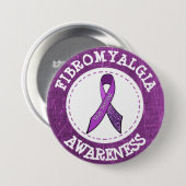 Schaltfläche "lila Fibromyalgie-Sensibilisierungsf Button (Vorne & Hinten)
