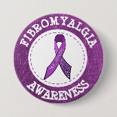 Schaltfläche "lila Fibromyalgie-Sensibilisierungsf Button (Vorderseite)