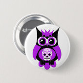 Schaltfläche "Lila Schädelknochen" Button (Vorne & Hinten)