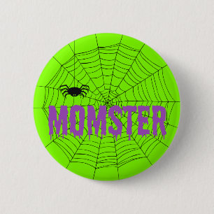 Schaltfläche "Lila Schriftart-Spider" von Momster Button