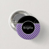 Schaltfläche "lila & schwarz" button (Vorne & Hinten)
