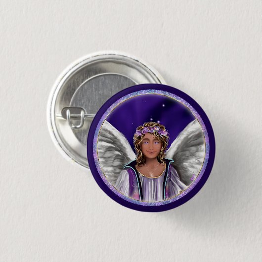 Schaltfläche "lila Soul" Button (Vorne & Hinten)