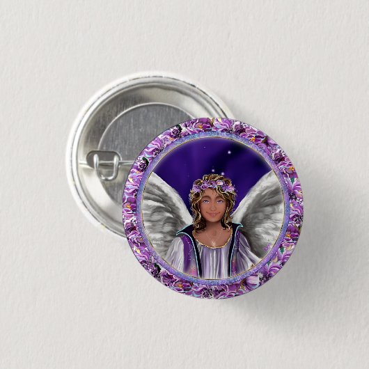 Schaltfläche "lila Soul" Button (Vorne & Hinten)