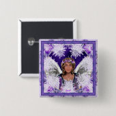 Schaltfläche "lila Soul" Button (Vorne & Hinten)