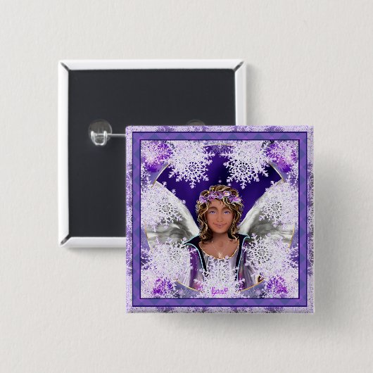 Schaltfläche "lila Soul" Button (Vorne & Hinten)