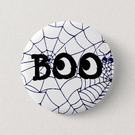 Schaltfläche "lila und schwarze Halloween-Boyeball Button