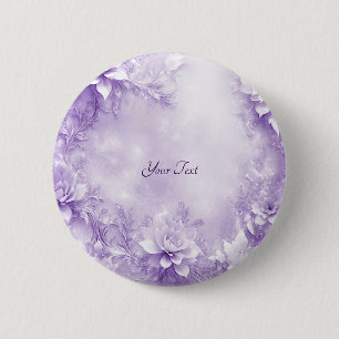 Schaltfläche "lila weiße Blume" Button
