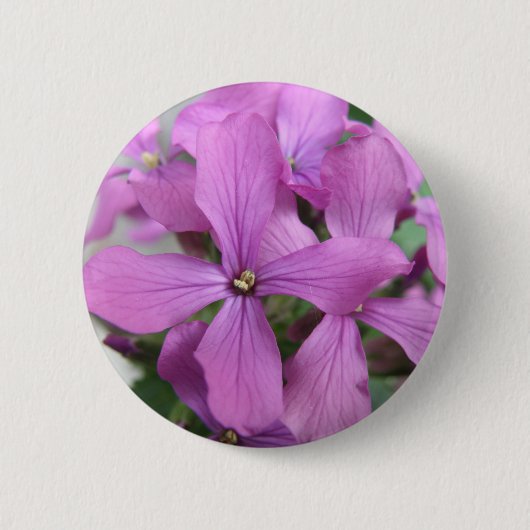 Schaltfläche "lila Wildblumen" Button (Vorderseite)