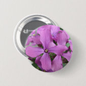 Schaltfläche "lila Wildblumen" Button (Vorne & Hinten)