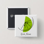 Schaltfläche "Limoner Name" von Citrus Button (Vorne & Hinten)