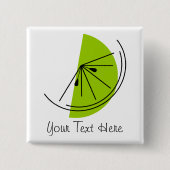 Schaltfläche Limoner Text von Citrus Button (Vorderseite)