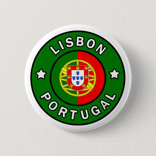 Schaltfläche Lissabon - Portugal Button (Vorderseite)