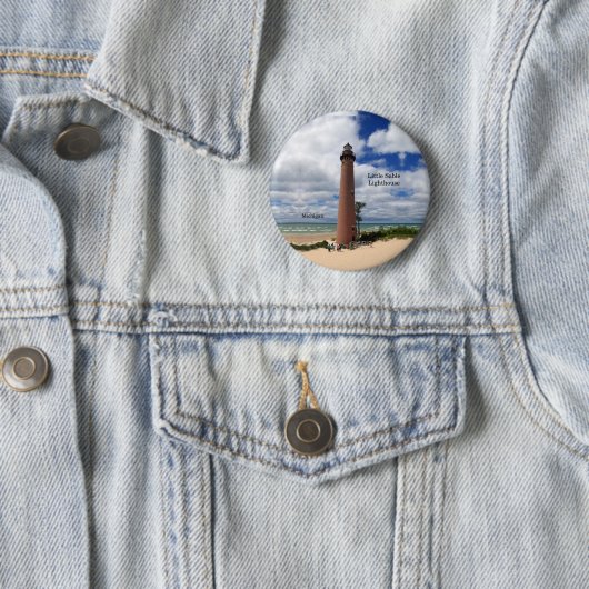 Schaltfläche "Little Sable Lighthouse" Button (Beispiel)