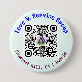 Schaltfläche "LNS Linktree QR-Code" Blau Button (Vorderseite)