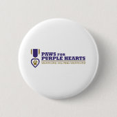 Schaltfläche - Logo in Farbe Weiß Button (Vorderseite)