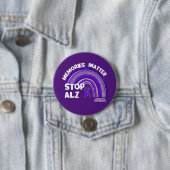 Schaltfläche "Longest Day Alzheimer's Association  Button (Beispiel)