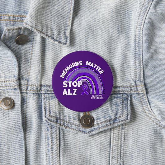 Schaltfläche "Longest Day Alzheimer's Association  Button (Beispiel)