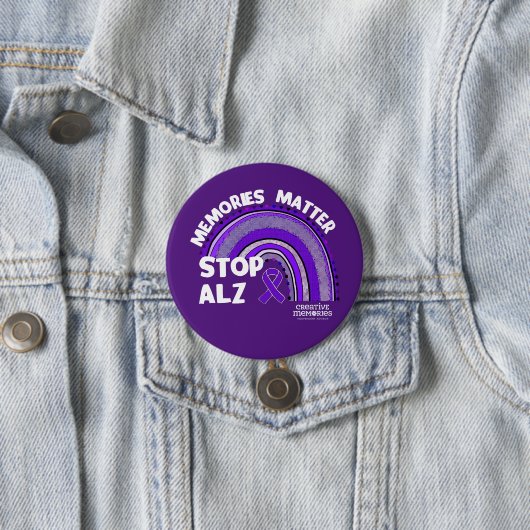 Schaltfläche "Longest Day Alzheimer's Association  Button (Beispiel)