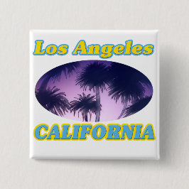Schaltfläche "Los Angeles California Palm Trees" Button