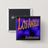 Schaltfläche "Los Angeles Night Palms" Button (Vorne & Hinten)