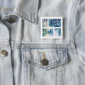 Schaltfläche "Los Angeles Summer Letter Blue" Button (Beispiel)