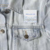 Schaltfläche "Luxus Blue Floral Wirbel" Button (Beispiel)