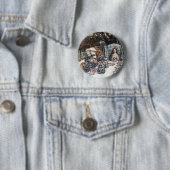 Schaltfläche: Mad Hatter Tee Party - Alice im Wund Button (Beispiel)