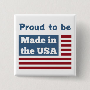 Schaltfläche "Made in America" Button