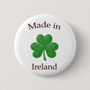 Schaltfläche Made in Ireland Button