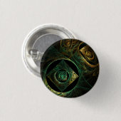 Schaltfläche "Magische Vibrationen Abstrakte Kunst Button (Vorne & Hinten)