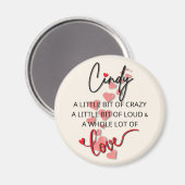 Schaltfläche Magnet (Vorderseite/Rückseite)