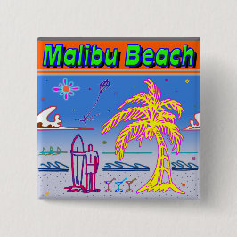 Schaltfläche "Malibu Beach" Button