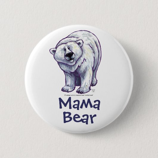 Schaltfläche "Mama Bear Polar" Button (Vorderseite)