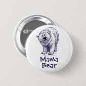 Schaltfläche "Mama Bear Polar" Button (Vorne & Hinten)