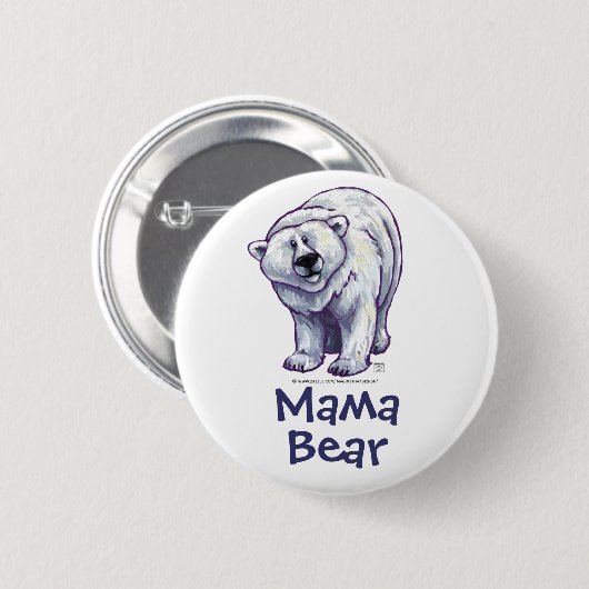 Schaltfläche "Mama Bear Polar" Button (Vorne & Hinten)