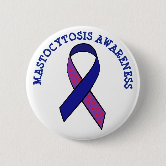 Schaltfläche "Mastozytose-Awareness" Button (Vorderseite)
