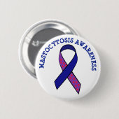 Schaltfläche "Mastozytose-Awareness" Button (Vorne & Hinten)