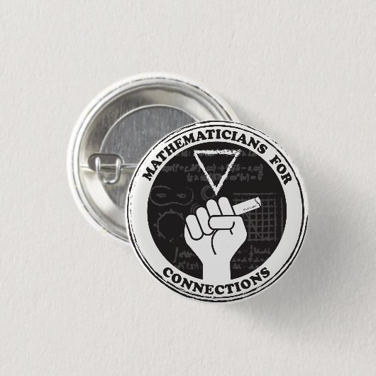 Schaltfläche "Mathematicians for Connections" Button (Vorne & Hinten)