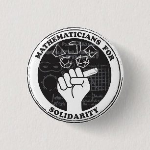 Schaltfläche "Mathematiker für Solidarität" Button